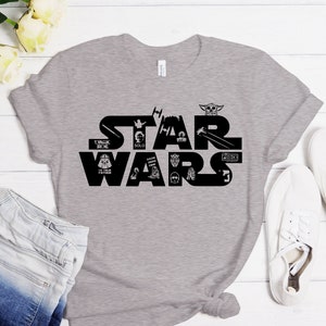 Star Wars Sign, Star Wars Shirt, Star Wars Gift, Star Wars Merch, Star Wars Apparel, Gift for Star Wars Fans, Star Wars Lovers Shirt