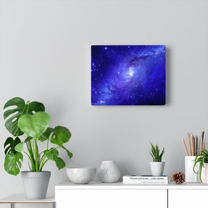 Canvas Galaxy Print