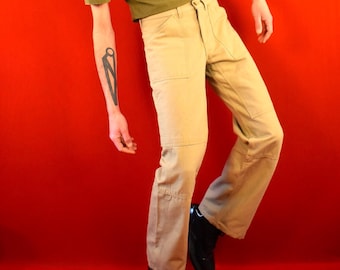 Vintage 1970's Painter Pants Jeans Size XS - S (W 28