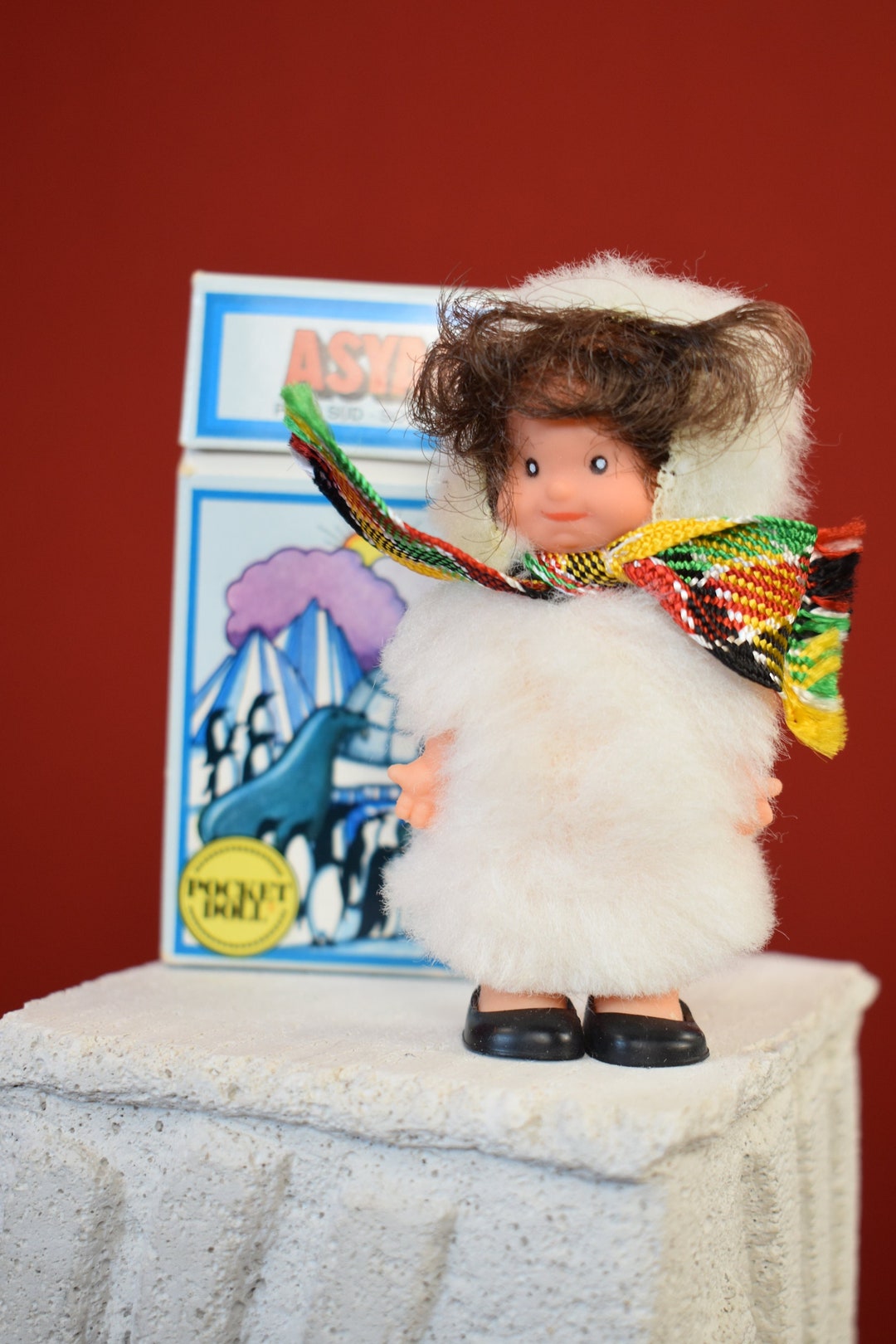 Vintage FIBA Pocket Doll: Asyak South Pole, Italian 70s