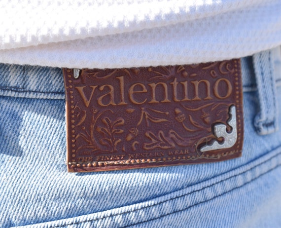 Unique Valentino Vintage 80s Jeans - Handpainted … - image 7