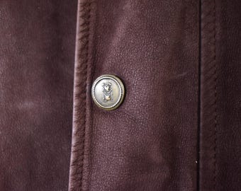 Designer Valentino Garavani Suede Bomber Jacket: 80s Limited