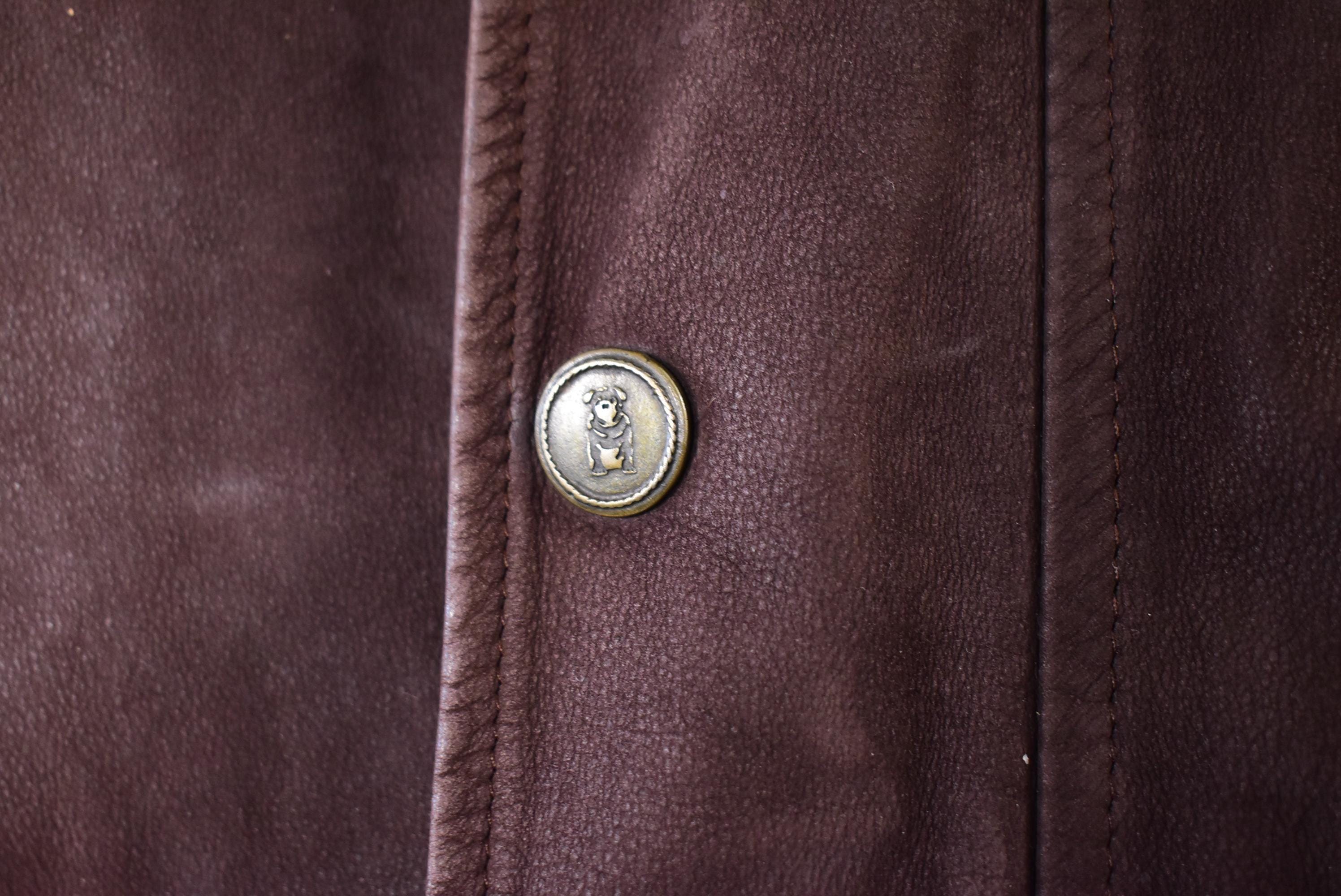 【80~90s】 Valentino Garavani LeatherCoat Valentino Garavani Pre-Owned 1980s Shearling Coat | Brown