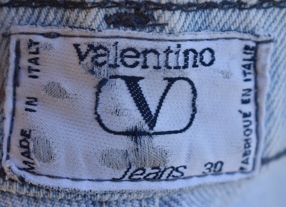 Unique Valentino Vintage 80s Jeans - Handpainted … - image 10