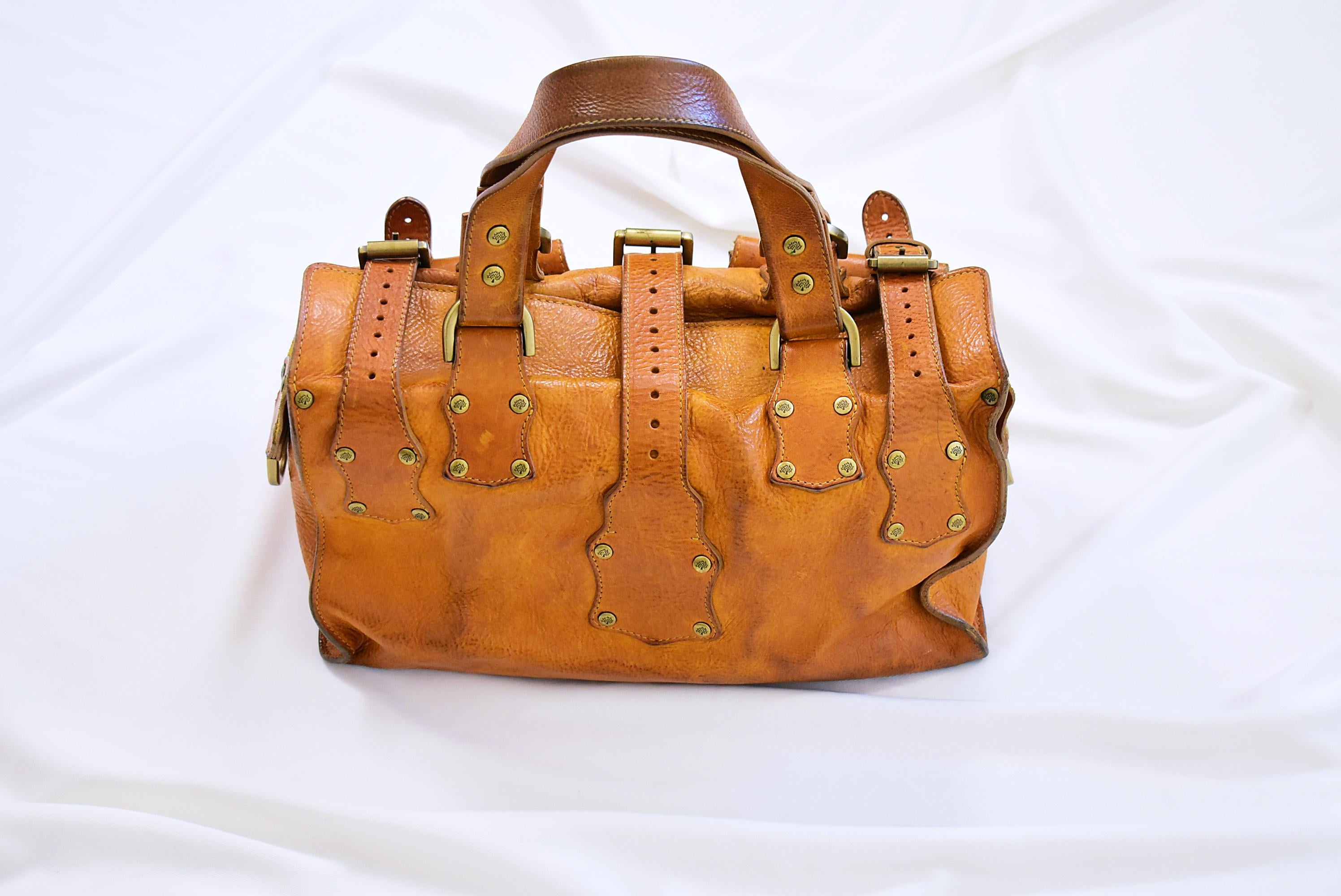 Vintage Mulberry Roxanne Bag Butter Scotch Darwin Leather | 2000s