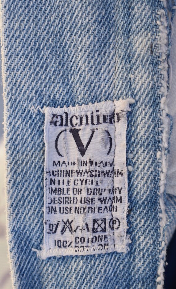 Unique Valentino Vintage 80s Jeans - Handpainted … - image 9
