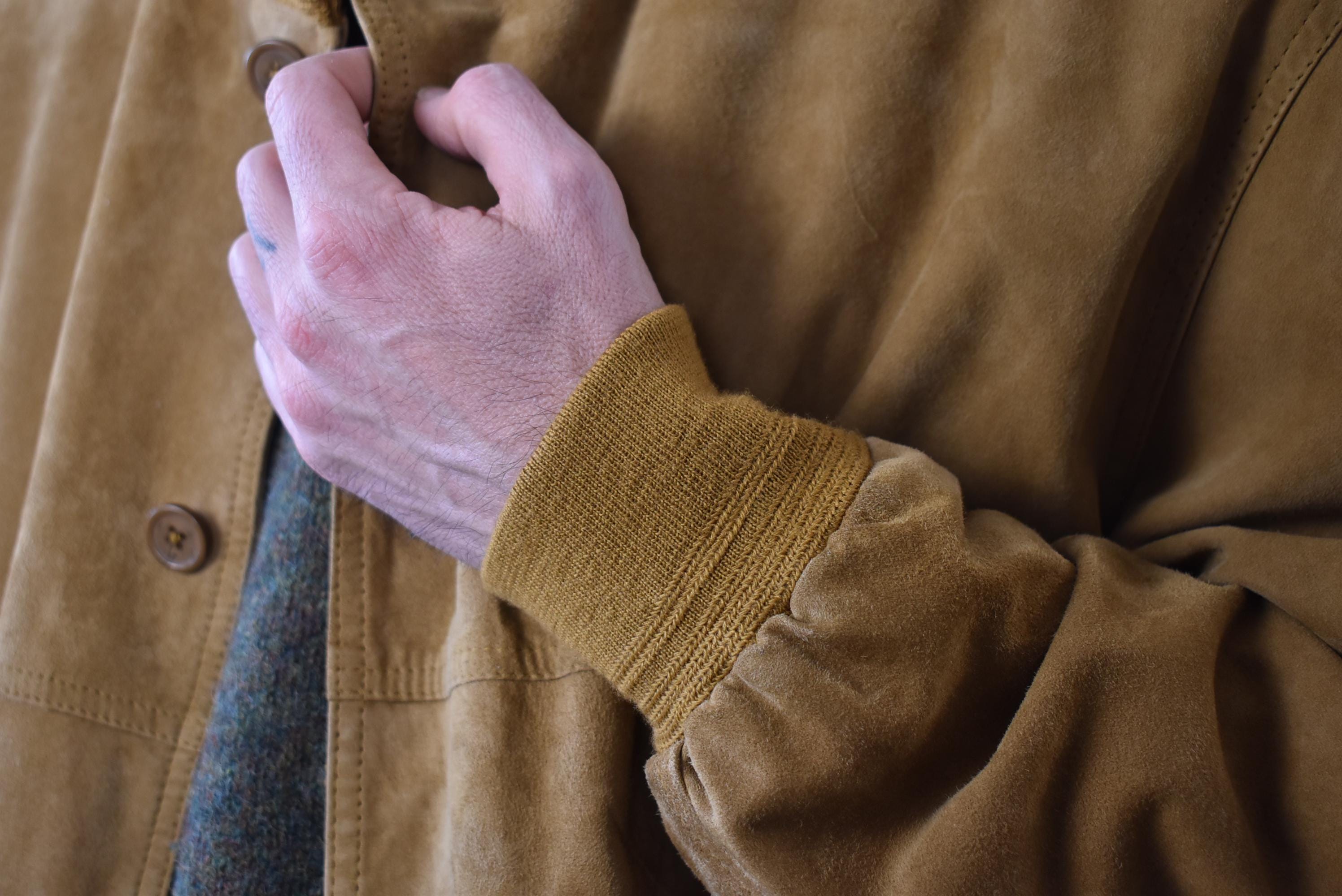 ジャケット・アウター 90s Italian Vintage Brown Suede Jacket Vintage 90s Italian Suede Bomber Jacket: Men's XL Brown
