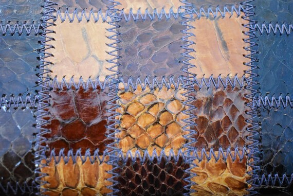 1970s Exotic Python Frame Bag – Convertible Gold … - image 18