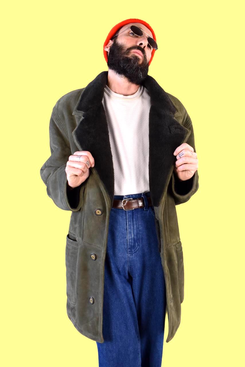 70s Green Leather Jacket - Etsy