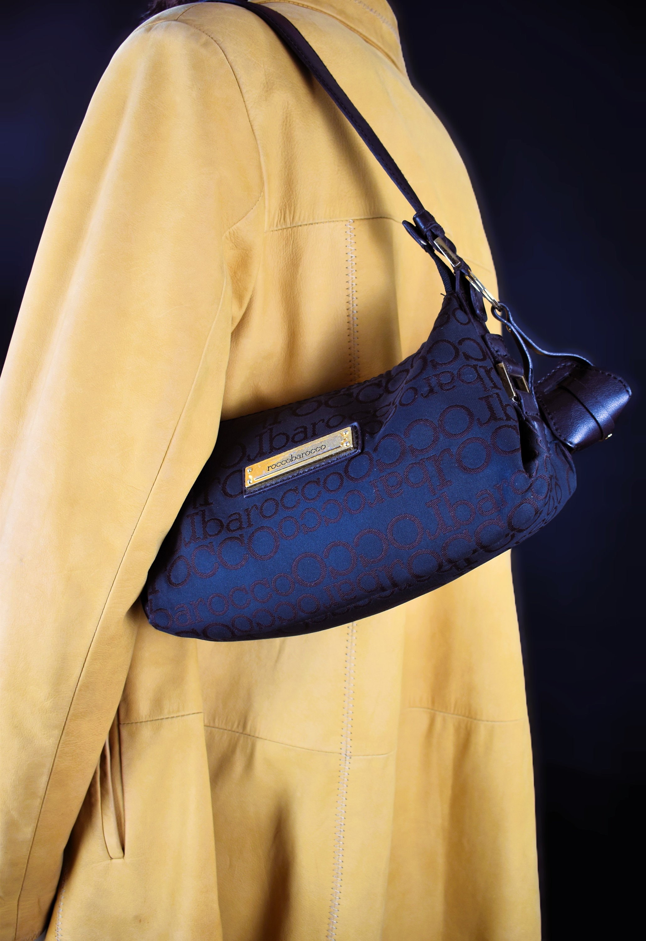 Y2K ROCCOBAROCCO Designer Handbag Shoulderbag 90s 00s Purse