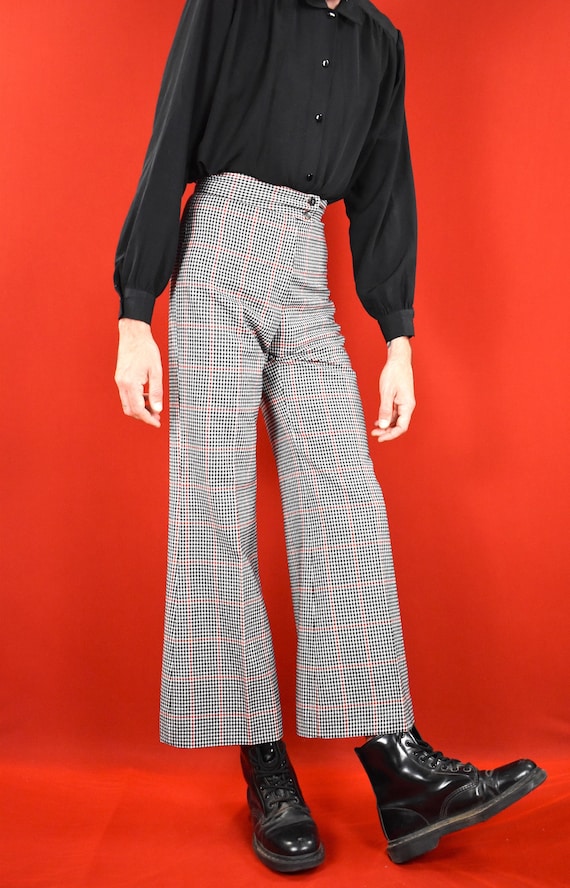 70s 80s ITALY pure wool flannel trousers 70s Italian Wool Vintage