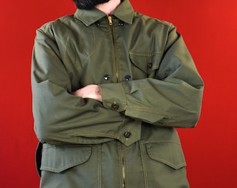 70s Army Vintage Coat - Military All weather Coat - Green Jacket - Bomber - Unisex Jacket - Retro Khaki
