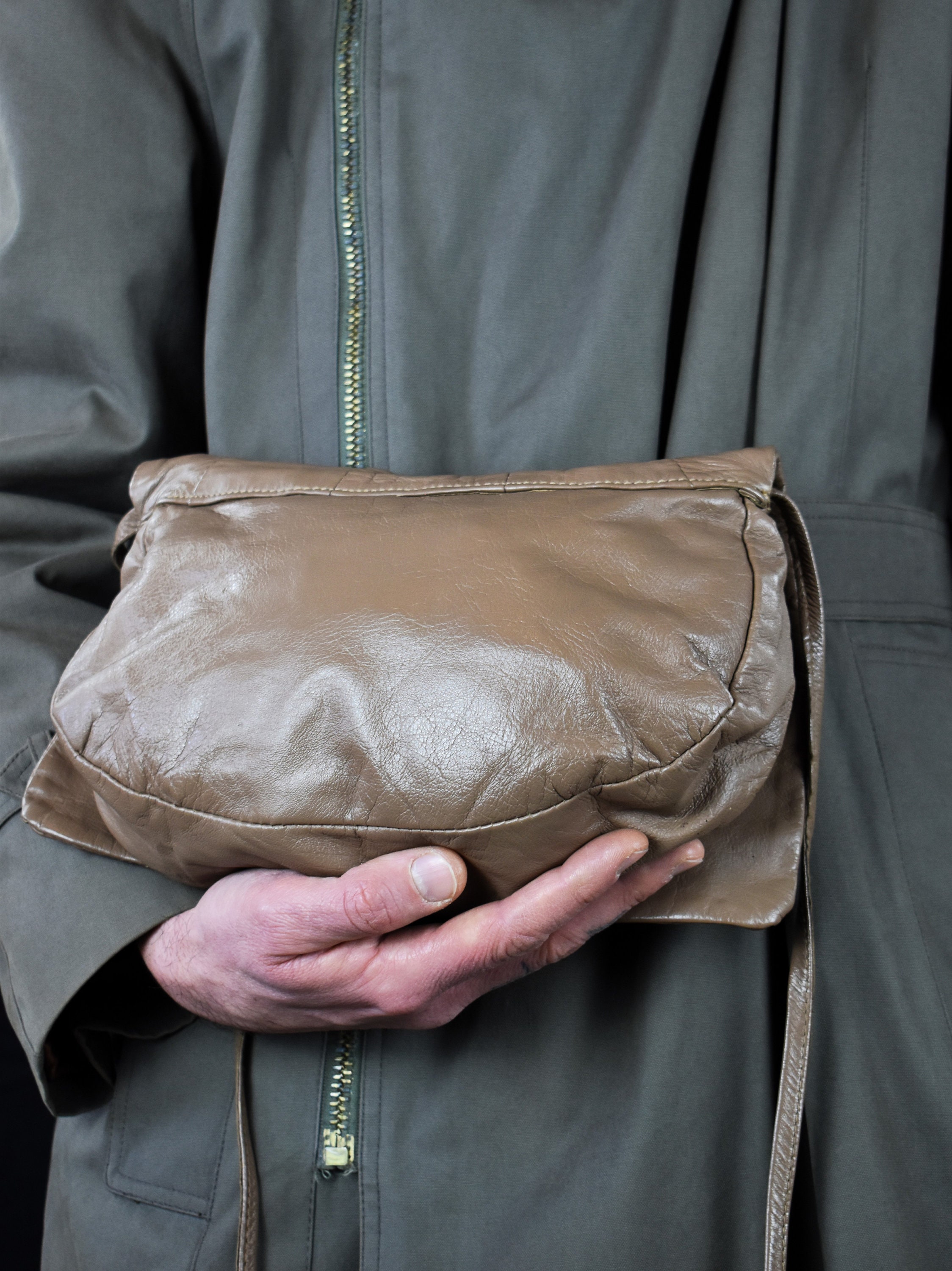 Vintage Leather Shoulder Bag: 90s Y2K Crossbody Saddlebag - Etsy UK