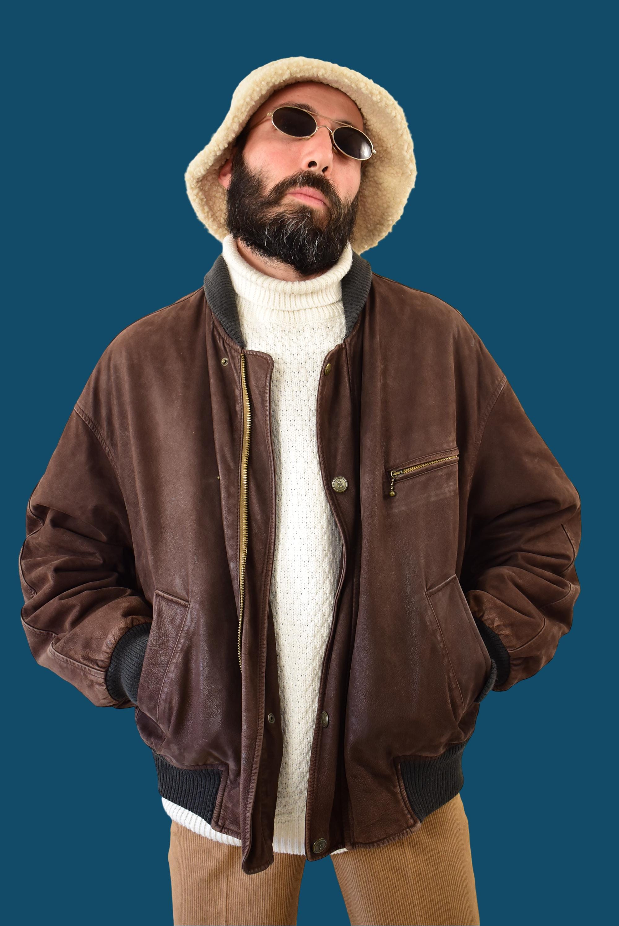 Designer Valentino Garavani Suede Bomber Jacket: 80s Limited