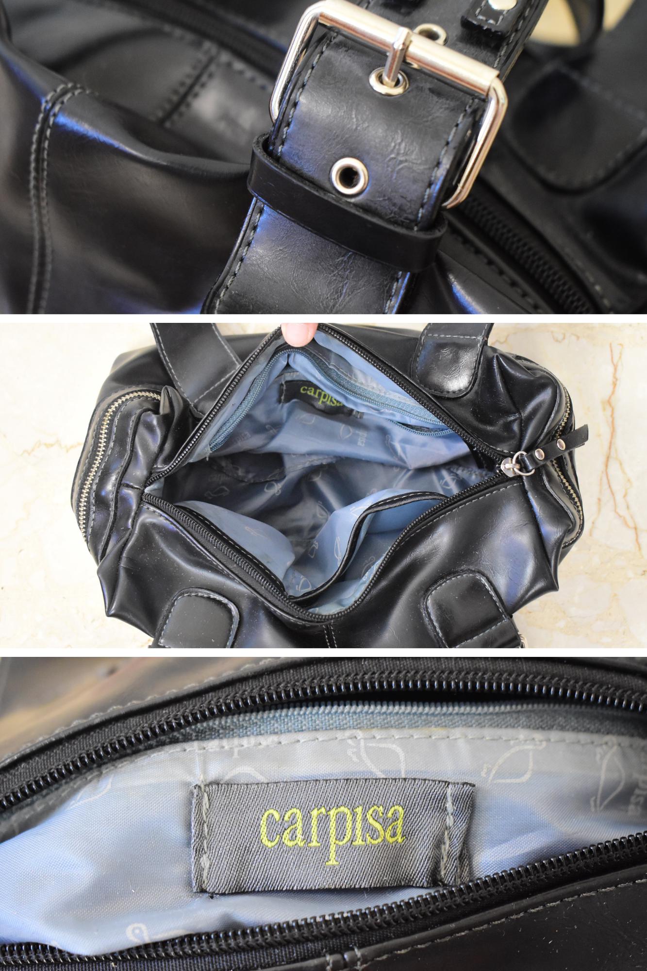 バッグ Burberry grunge gimmick bag y2k black Vintage Y2K Authentic Burberry Nylon Black Mini Backpack