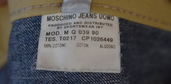 MOSCHINO Jeans Men - 90s Vintage High-End Denim P… - image 7
