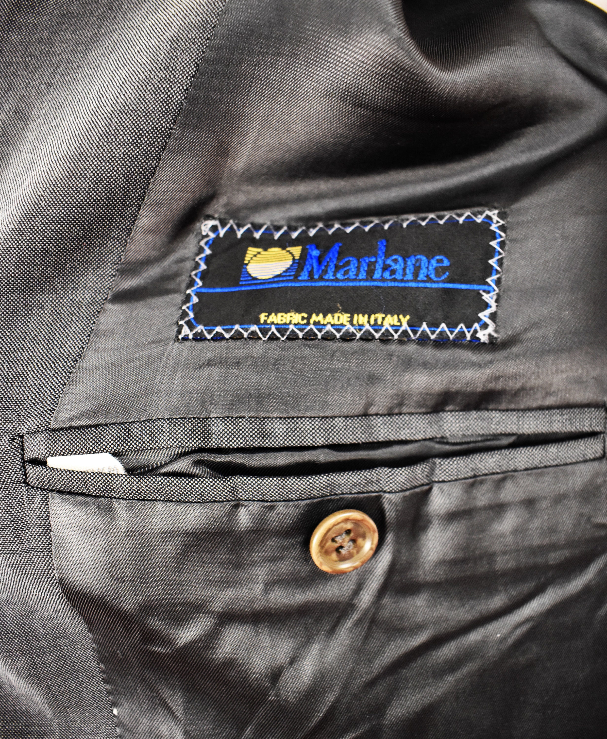 80〜90s made in Italy wool×mohair jacket Mohair Wool Jacket Grey