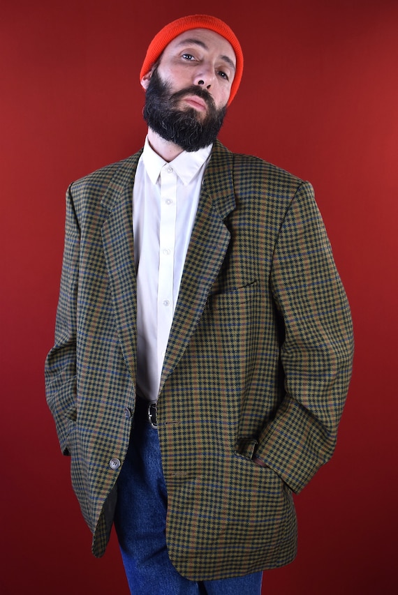 vintage French wool tailored jacket vintage French wool tailored jacket