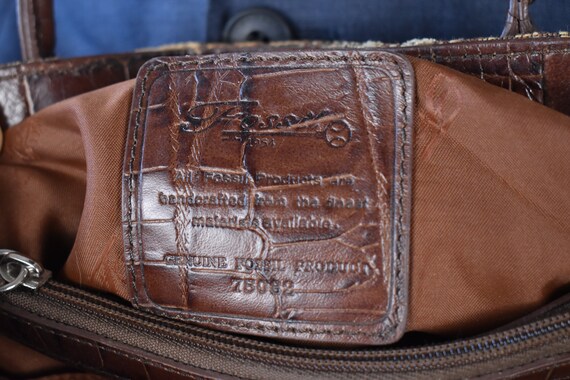 FOSSIL Handcrafted Needlepoint Vintage Handbag - … - image 10