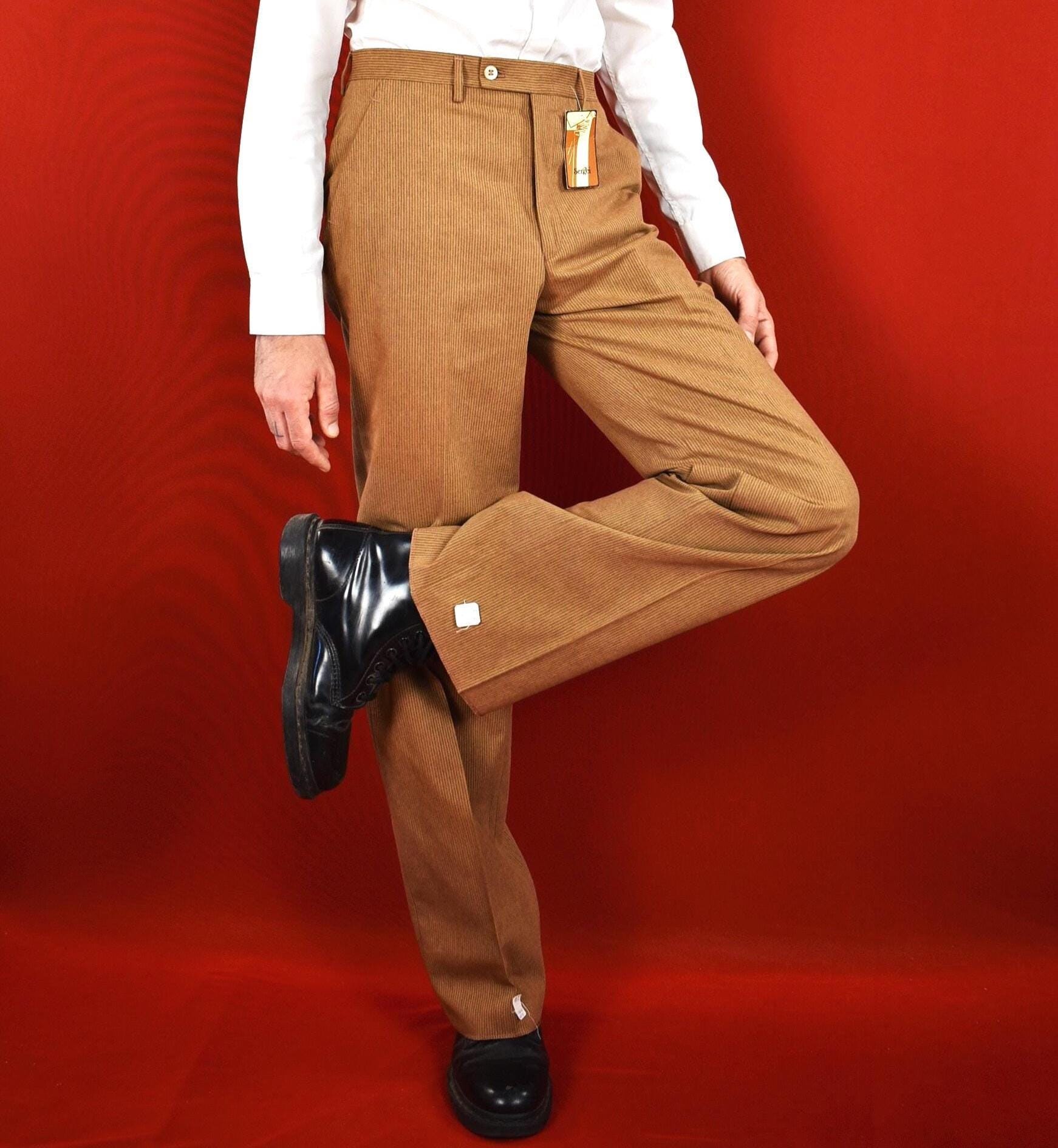 パンツ 1960s French vintage summer trousers 34W) 1960's KIDUR Faded cotton work trousers French work