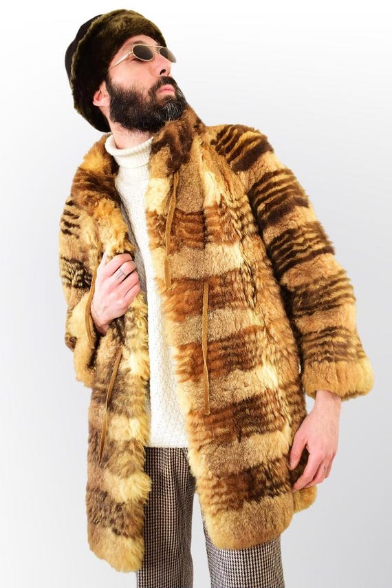Handmade Marmot Fur Coat | 70s Italian Collctible Luxurious