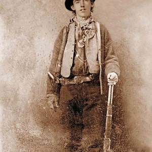 Billy the Kid William Bonney 8X10 Photo Picture outlaw gunfighter Regulators #4 American Wild West Western gunslinger wanted cowboy gambler