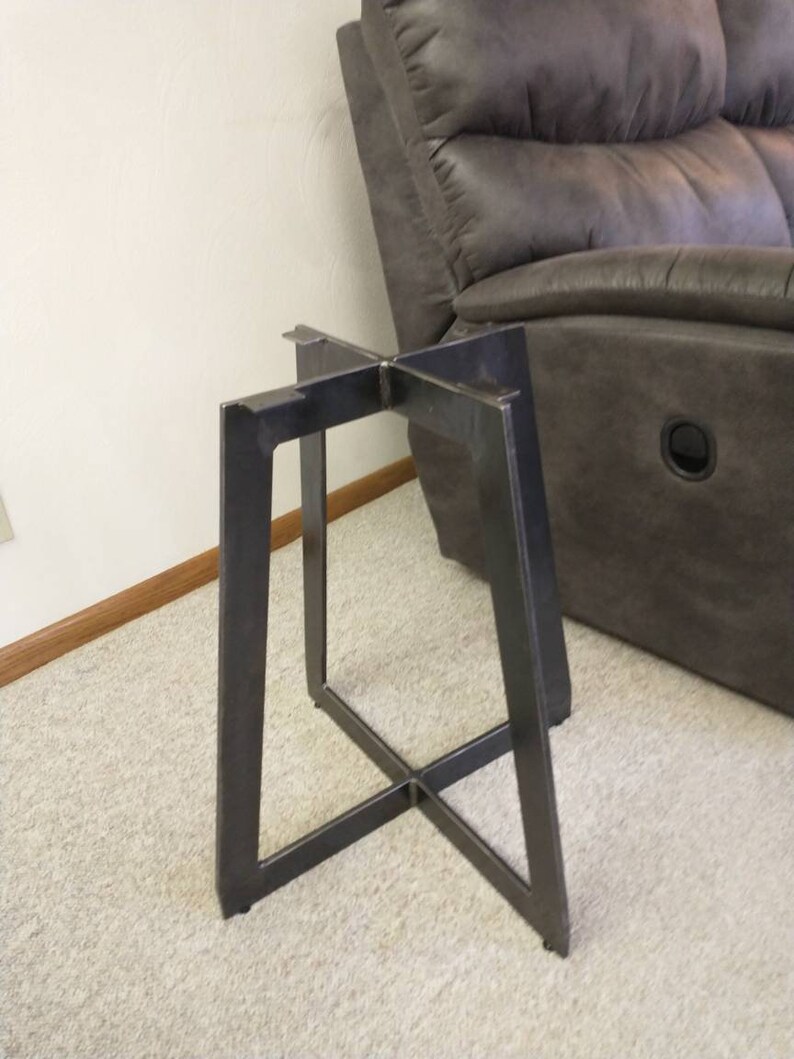 Metal Side Table Base Base Only Etsy