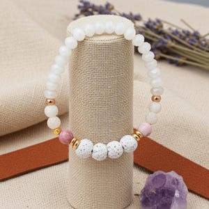 DIFFUSOR-Armband FEDER - auch personlisiert möglich - Diffuser-Schmuck für ätherische Öle I handmade