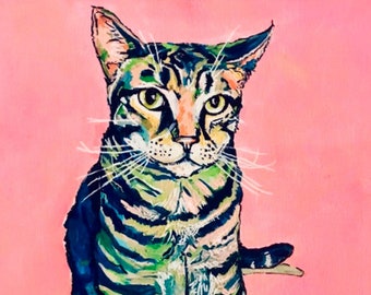 Pet painting custom hand painted pet portrait