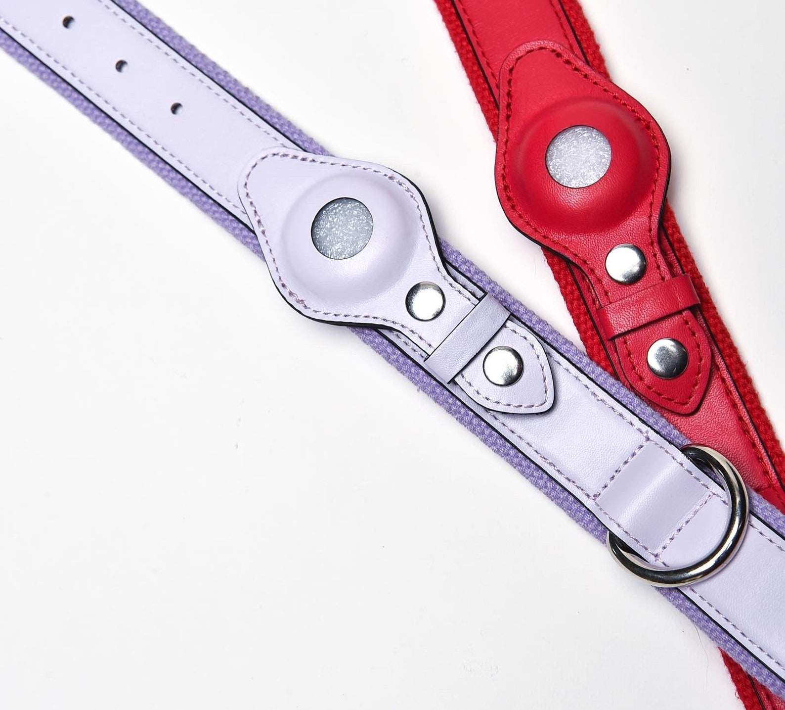 Premium Leather & Vegan Leather Apple Airtag Dog Collar All in Etsy