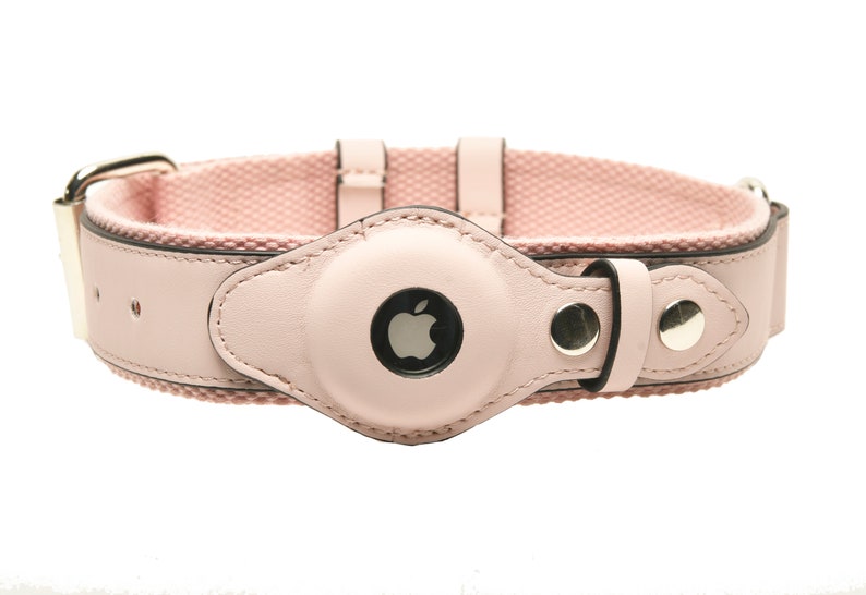 Premium Leather & Vegan Leather Apple Airtag Dog Collar All in Etsy