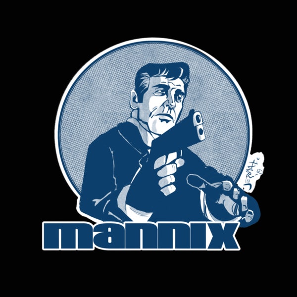 Vinyl Sticker - 70’s Detective Series: Mannix