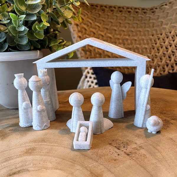Modern Nativity Etsy