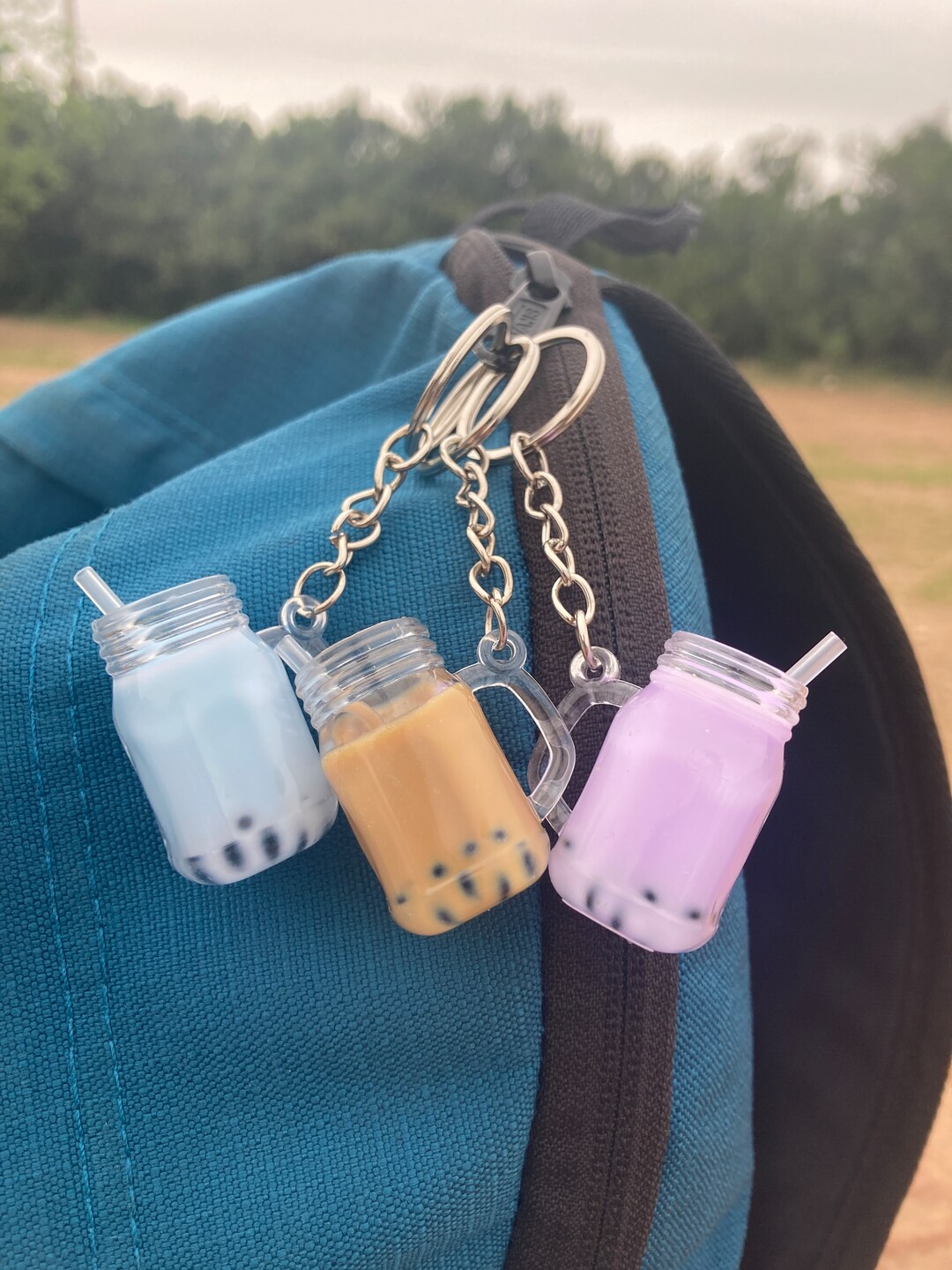 Mini Boba Keychain/ Cute Mini Drink Keychain/ Boba Tea/ Boba Keychain