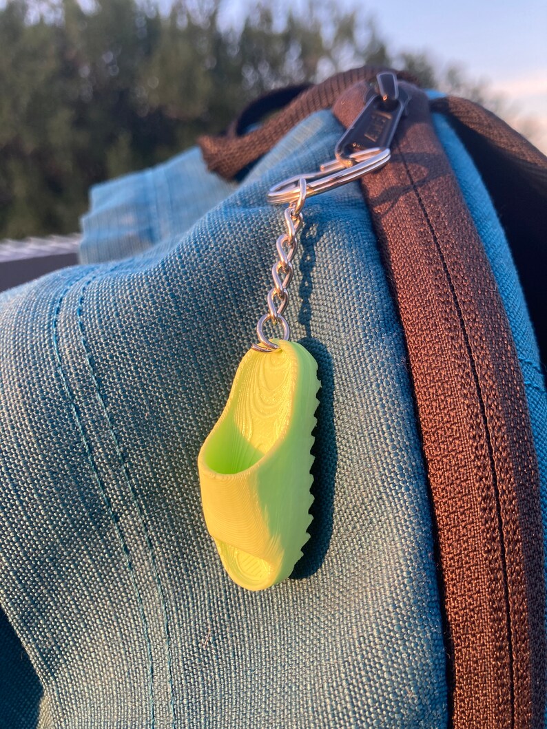 Mini Yeezy Slide Keychain/ Mini Shoe Keychain/ Shoe Keychain/ Cute