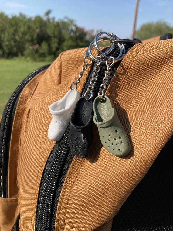 1 Cute Mini Crocs Sandal Keychain Charm Keyring Key Holder Novelty keychain  Gift