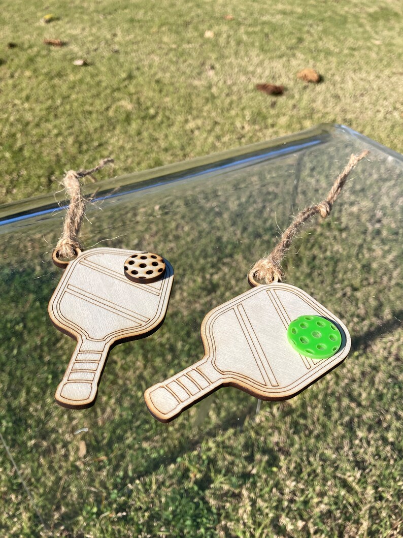 Pickleball Christmas Ornament/ Miniature Pickleball Paddle/ Etsy