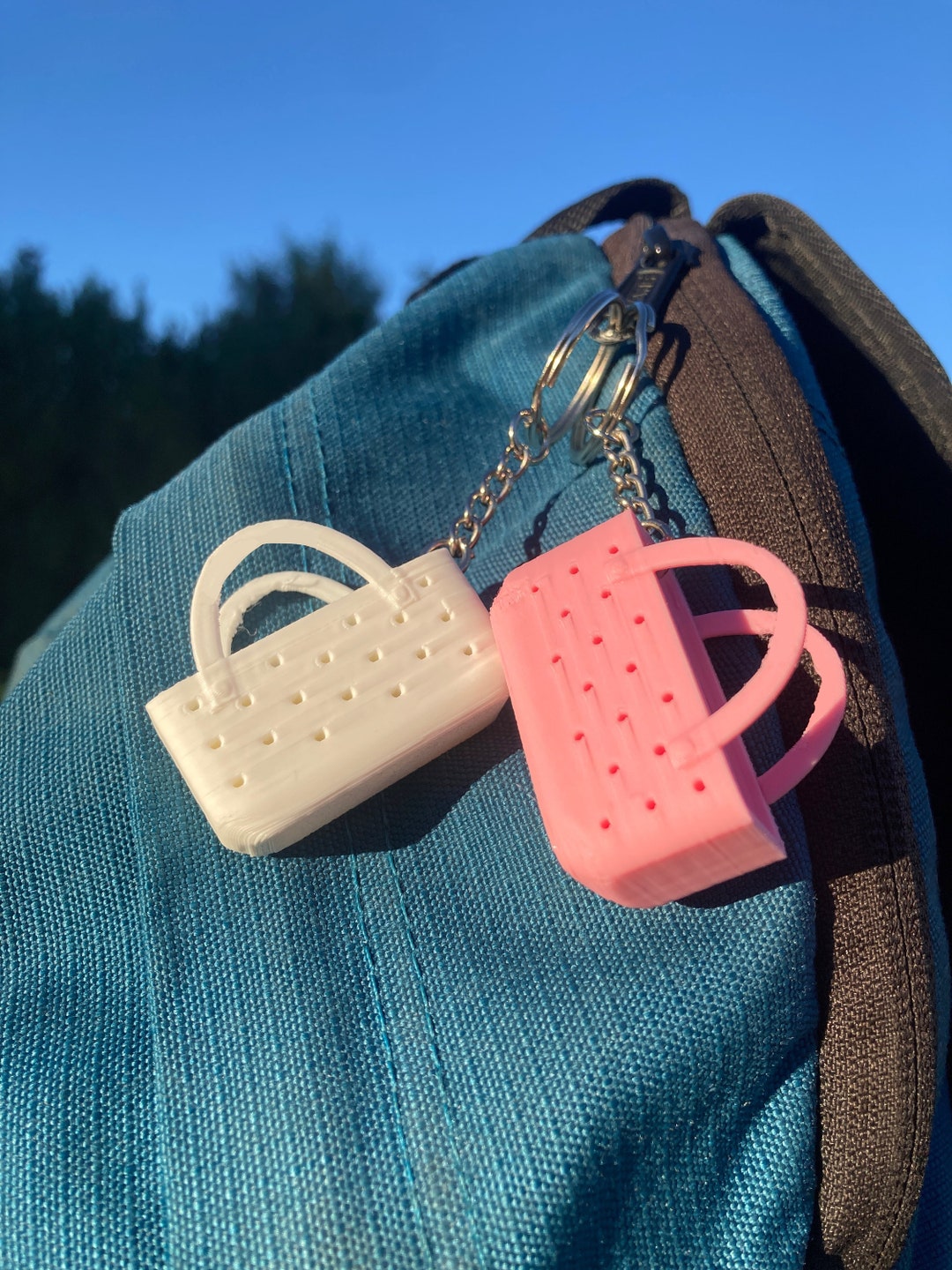 Mini Bogg Bag Keychain/ Mini Rubber Bag/ Miniature Keychain/ Funny