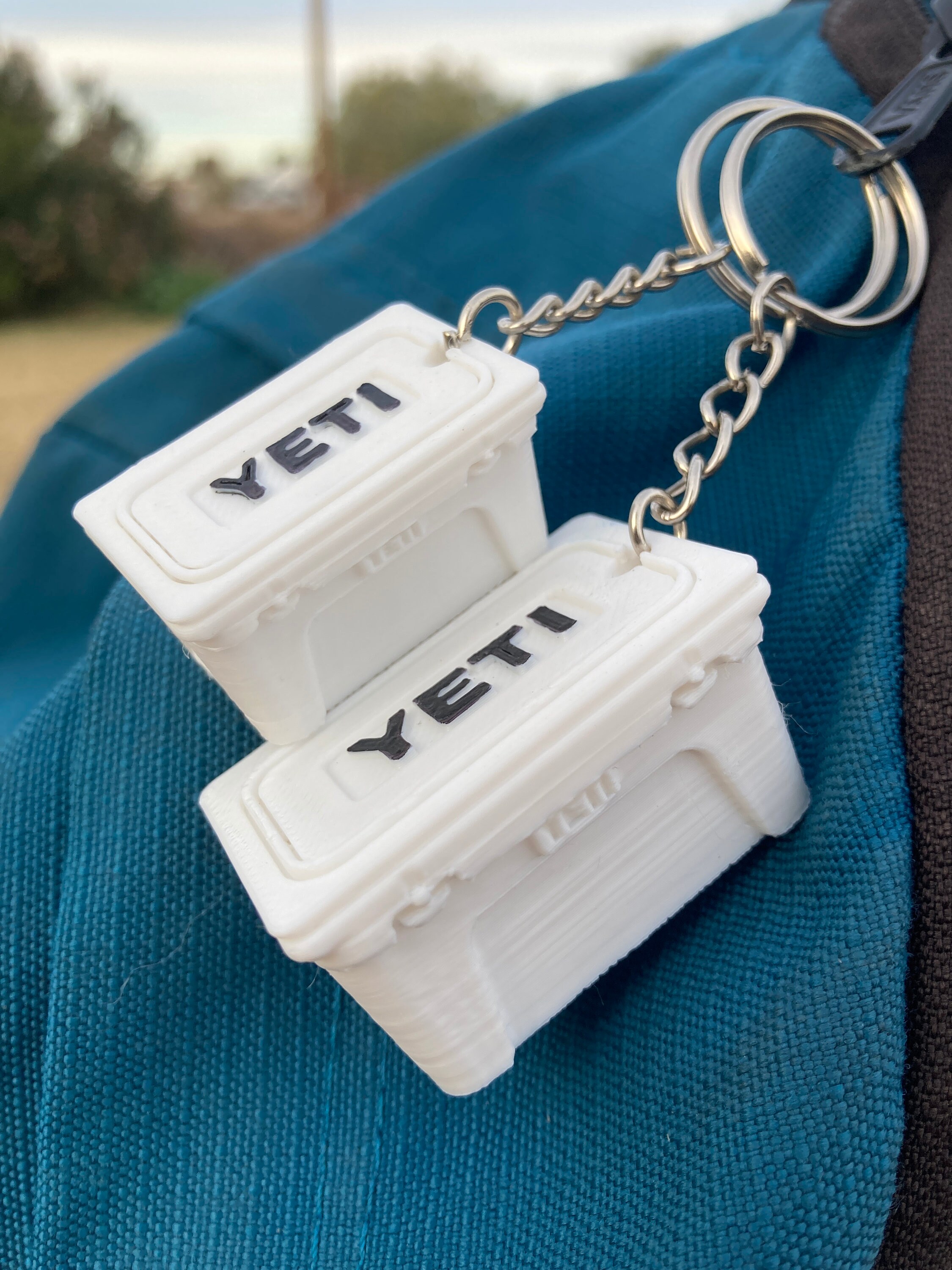 Mini Yeti Keychain Miniature Yeti Ice Chest Keychain Mini