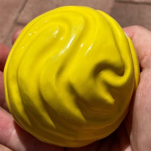 Labyrinth ball for meditation- yellow