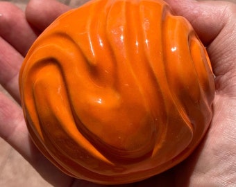 Labyrinth ball for meditation, stress relief and prayer- Orange