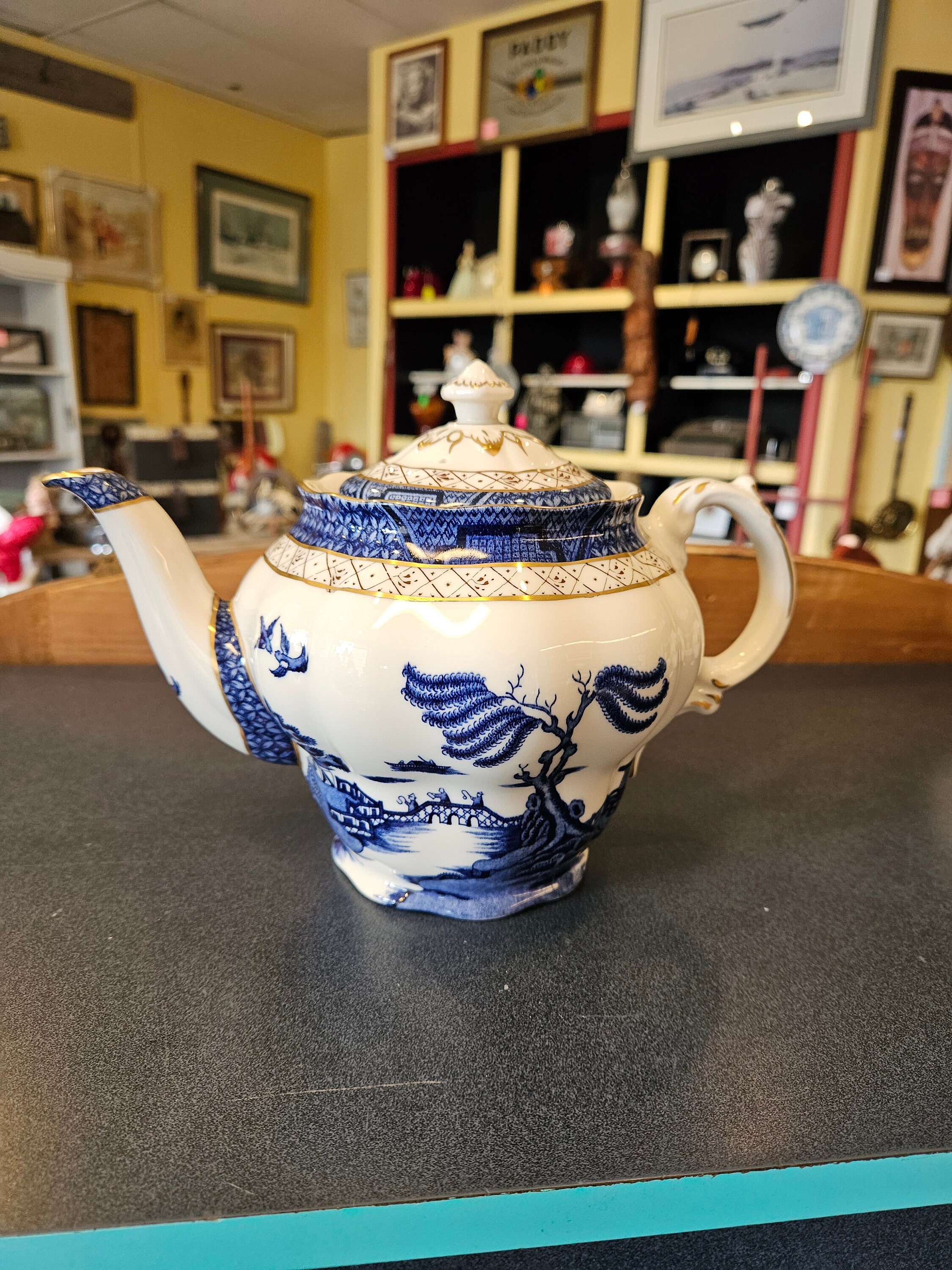 Royal Doulton 'real Old Willow' Teapot Etsy