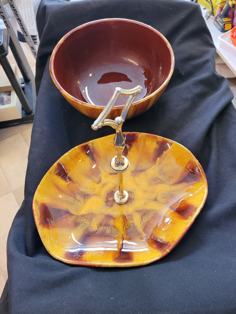 Blue Mountain Pottery Harvest Gold Etsy