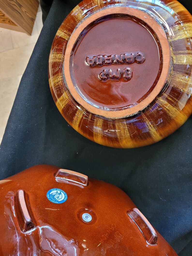 Blue Mountain Pottery Harvest Gold Etsy