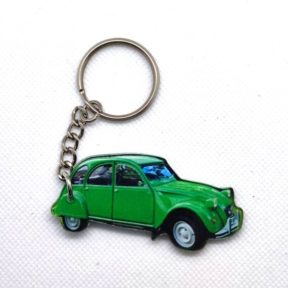 Retro Automotive Keychain Citroën 2CV Etsy
