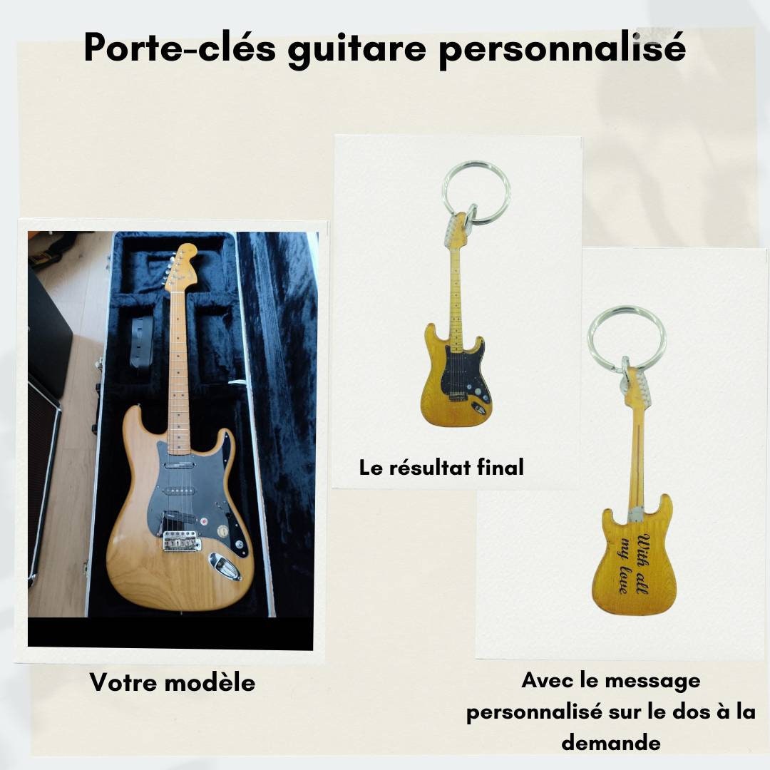 Porte-clé guitare Gibson - Magnetic Gift Shop