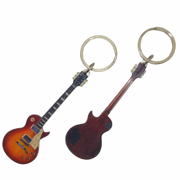 Miniature guitare  porte-clés guitare Gibson les paul heritage guitare idée cadeau pour guitariste