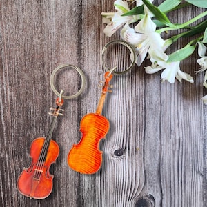 Viool sleutelhanger - een geweldig cadeau-idee voor een violist (goedkoop)