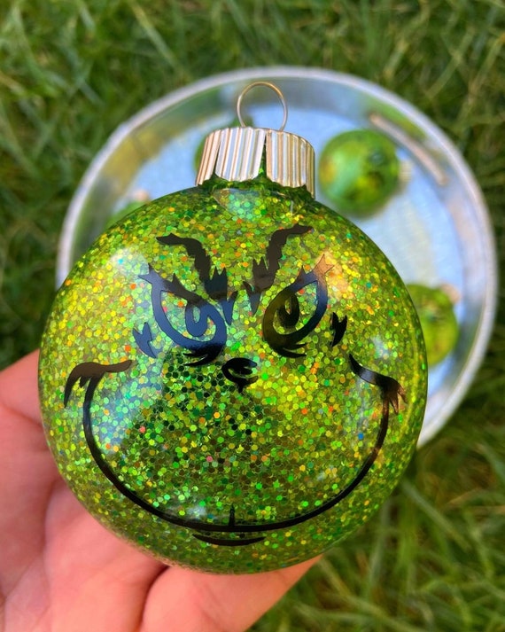 Painted Grinch Ornament