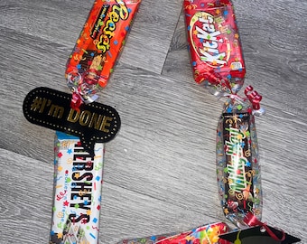 Volle Größe Candy Lei, Abschluss Candy Lei, Zeremonie Lei, Candy Lei, Abschluss Lei